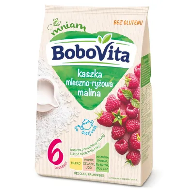 BoboVita Kaszka mleczno-ry�owa malina po 6 miesi�cu 230 g