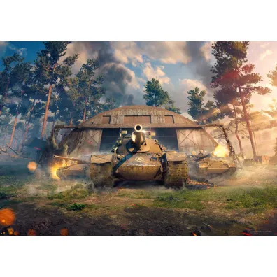Puzzle Gaming 1000 el. World of Tanks Wingback Good Loot