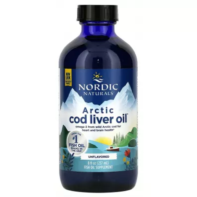 Nordic Naturals Arctic Cod Liver Oil Suplement diety 237 ml
