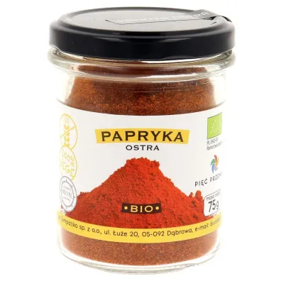 Pi�� Przemian Papryka ostra mielona bezglutenowa 75 g Bio
