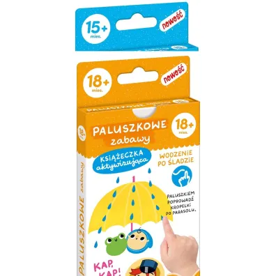 Paluszkowe zabawy CzuCzu. Ksi��eczka aktywizuj�ca 18m+