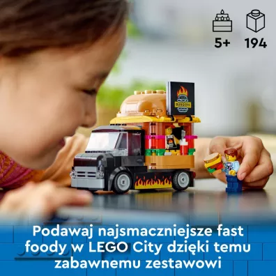 LEGO City Ciarwka z burgerami 60404