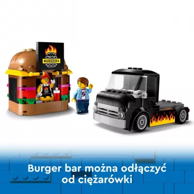 LEGO City Ciarwka z burgerami 60404