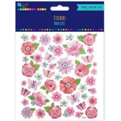 Dalprint Naklejki kwiaty 46 szt.