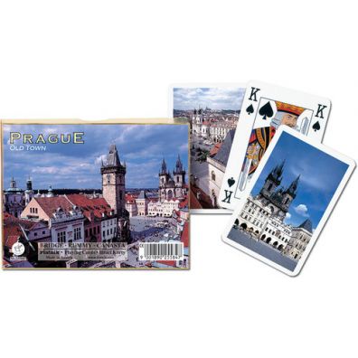 Karty do gry 2 talie Praga Stare miasto