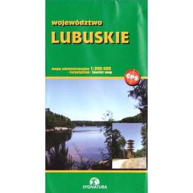 Mapa turystyczna - wojewdztwo lubuskie 1:200 000
