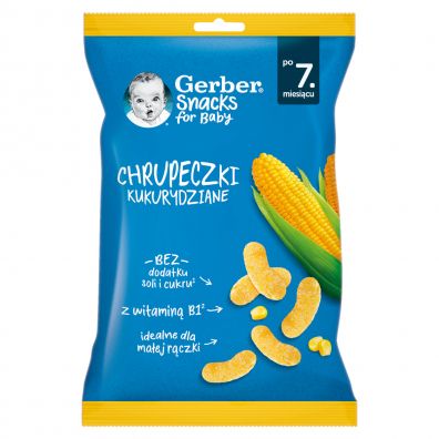 Gerber Chrupeczki kukurydziane po 7. miesicu 28 g