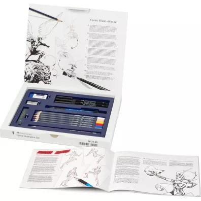 Faber-Castell Zestaw do rysowania komiks�w 15 element�w