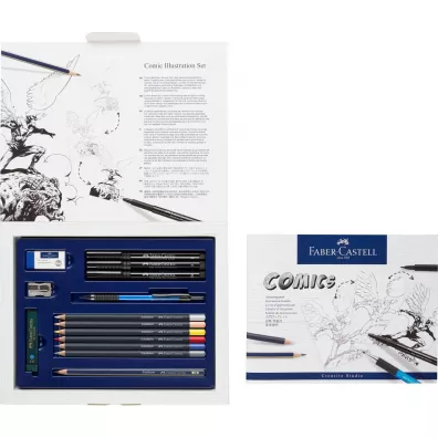 Faber-Castell Zestaw do rysowania komiks�w 15 element�w