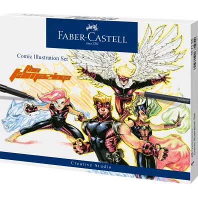 Faber-Castell Zestaw do rysowania komiks�w 15 element�w