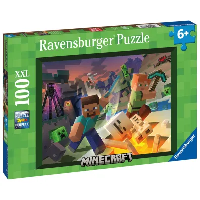 Puzzle 100 el. XXL Monster Minecraft 133338 Ravensburger