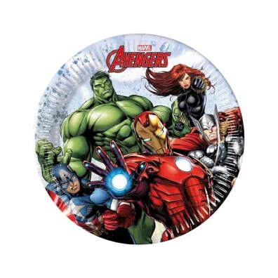 Procos Talerzyki papierowe Avengers 20cm 8 szt.