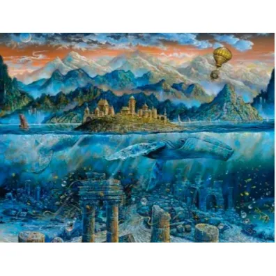 Puzzle 2000 el. 2D Wieloryb m�dro�ci Ravensburger