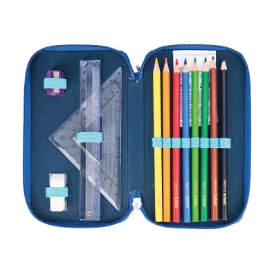 Herlitz Pi�rnik potr�jny z wyposa�eniem Jungle Safari