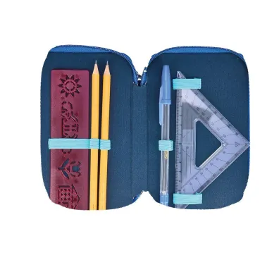 Herlitz Pi�rnik potr�jny z wyposa�eniem Jungle Safari