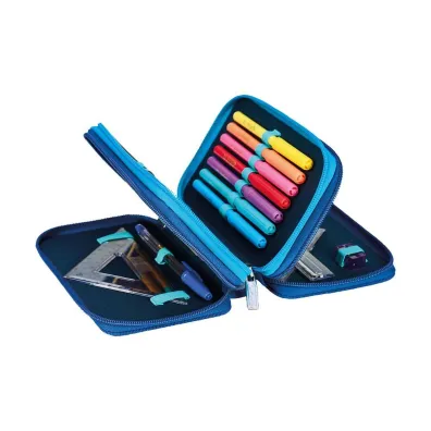 Herlitz Pi�rnik potr�jny z wyposa�eniem Jungle Safari