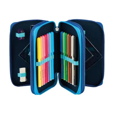 Herlitz Pi�rnik potr�jny z wyposa�eniem Jungle Safari