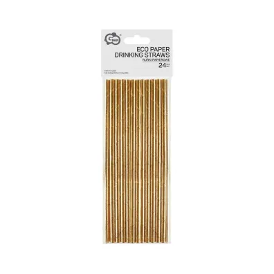 Godan Rurki papierowe r�owo z�ote 6x197mm 24 szt.