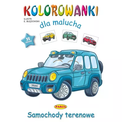 Samochody terenowe. Kolorowanki dla malucha - Ernest B��dowski