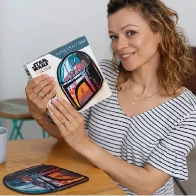 Puzzle drewniane 160 el. The Mandalorian Trefl
