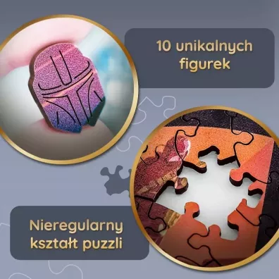 Puzzle drewniane 160 el. The Mandalorian Trefl