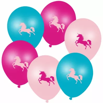 Arpex Balon dekoracyjny Jednoroec K1438 6 szt.