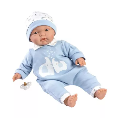 Lalka Bobas Joel 38cm z mikkim brzuszkiem chopie Llorens