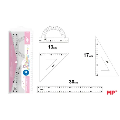 Mp Main Paper Zestaw geometryczny jednoro�ec 4el w etui