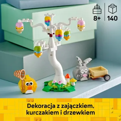 LEGO Iconic Poszukiwanie pisanek z zaj�czkiem i kurczaczkiem 40808