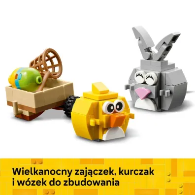 LEGO Iconic Poszukiwanie pisanek z zaj�czkiem i kurczaczkiem 40808