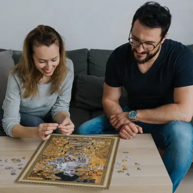 Puzzle Puzzlorama 500 el. Adele Bloch-Bauer I Klimt Trefl