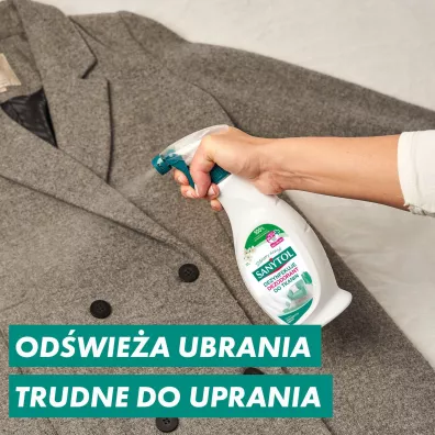 Sanytol Od�wie�aj�cy dezodorant do tkanin o zapachu bia�ych kwiat�w 500 ml