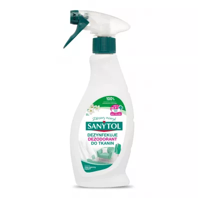 Sanytol Od�wie�aj�cy dezodorant do tkanin o zapachu bia�ych kwiat�w 500 ml