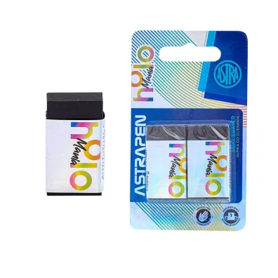 Gumka czarna Astrapen 2 szt ASTRA
