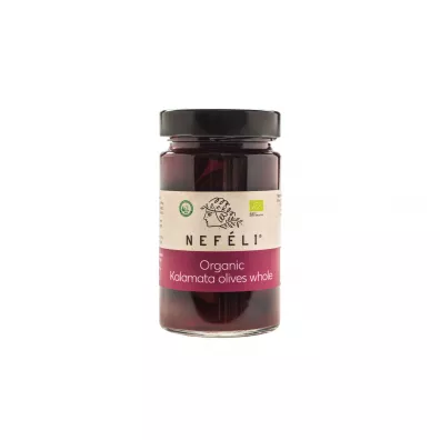 Nefeli Oliwki czarne kalamata z pestk� w zalewie 300 g Bio