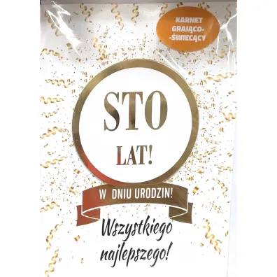 Avanti Karnet A5 graj�cy Urodziny