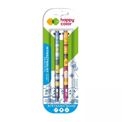 Happy Color Dugopis wymazywalny Afrykanki Boho niebieski niebieski 0.5mm