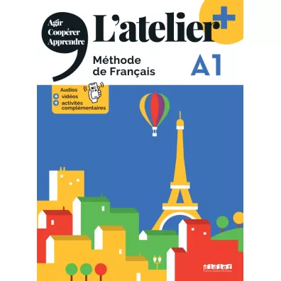L'atelier+ A1. Podr�cznik + didierfle.app - Marie Rabin, Emilie Pommier, Marie-No�lle Cocton, Delphine Ripaud