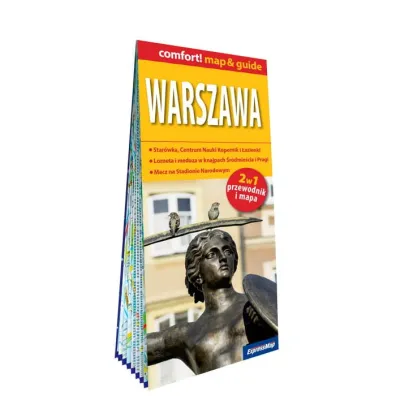 Warszawa map&guide�laminat 2025 - Urszula Augustyniak