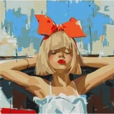 Ideyka Malowania po numerach - I niech ca�y �wiat zaczeka 50x50cm