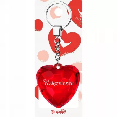 Be-Happy Gifts Brelok serce Ksi�niczka