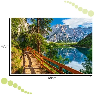 Puzzle 1000 el. Braies Lake, Italy Castorland