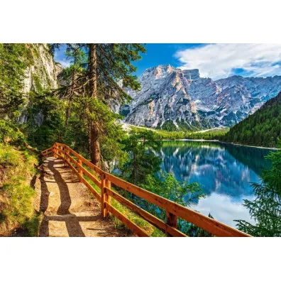 Puzzle 1000 el. Braies Lake, Italy Castorland