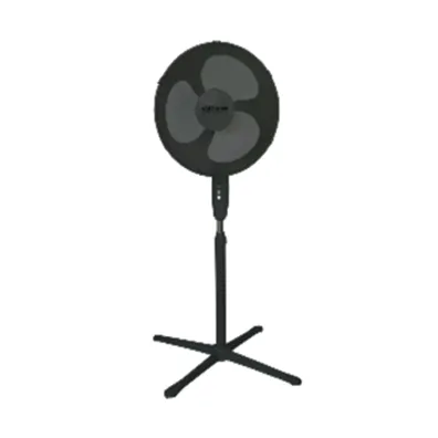 Volteno Wentylator podogowy czarny 40cm podstawa krzyak