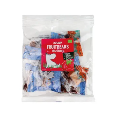 Moomin �elki owocowe, Truskawka 8 x 10 g Bio