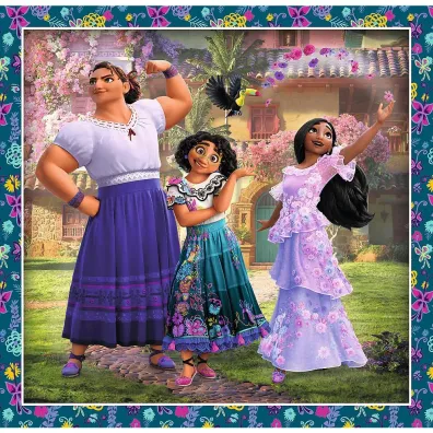 Puzzle 3w1 (20+36+50 el.) Bohaterowie magicznego Encanto Trefl