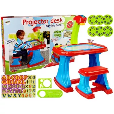 Stolik edukacyjny z projektorem LeanToys