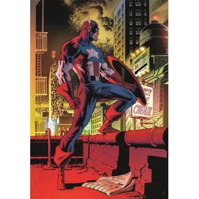 Puzzle 1000 el. Compact Captain America Clementoni