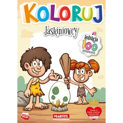Jaskiniowcy. Koloruj