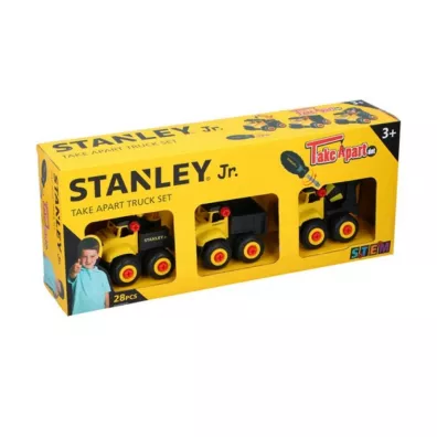 Zestaw 3 pojazd�w mini do z�o�enia Stanley
